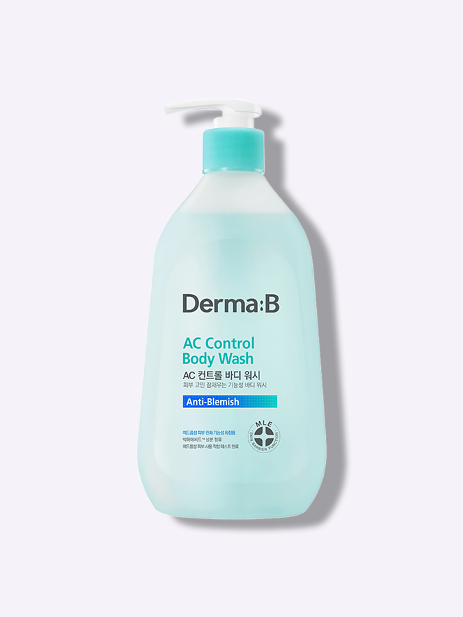 Противовоспалительный гель для душа с салициловой кислотой Derma:B AC Control Body Wash, 420 мл