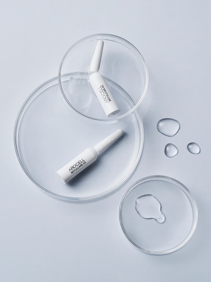 Пептидные ампулы для лифтинга и восстановления кожи с PDRN AROCELL PDRN Botulcare Ex Kit, 14 шт * 1,5 мл