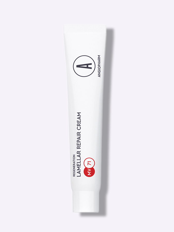Ламеллярный регенерирующий крем для лица ANGIOPHARM Lamellar Repair Cream, 7 мл (миниатюра) 