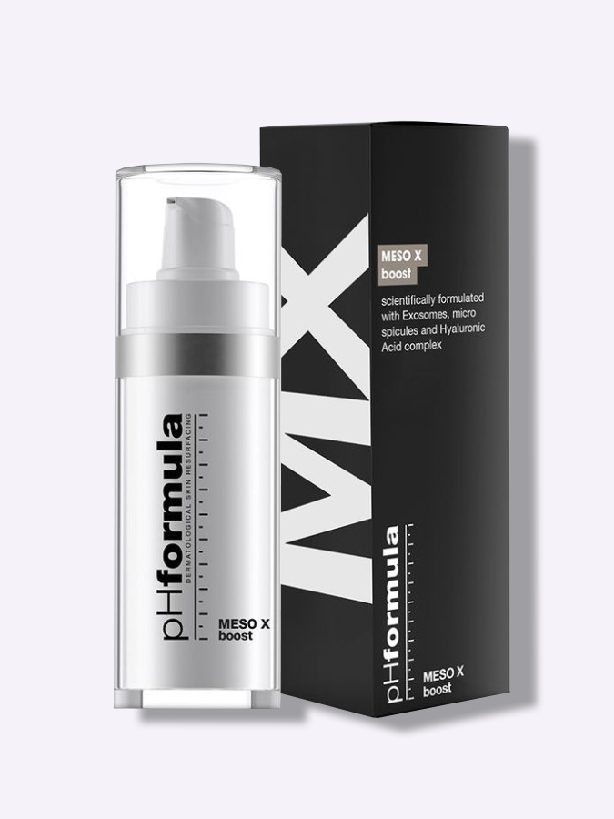 Бустер-сыворотка с микроиглами для разглаживания, обновления и выравнивания тона pHformula MESO X Boost, 30 мл