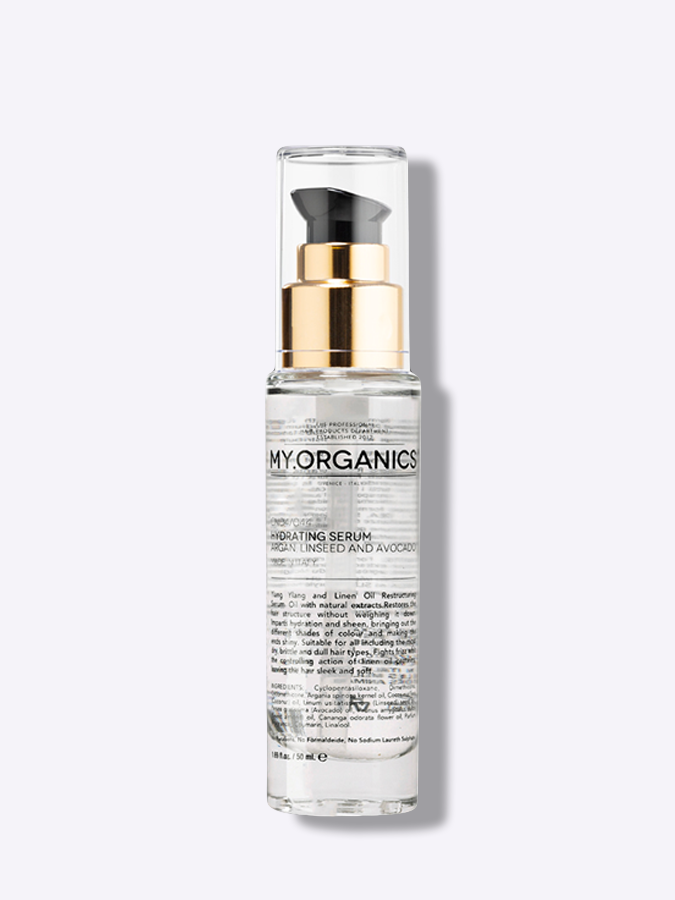 Увлажняющая сыворотка-флюид для блеска и шелковистости волос MY.ORGANICS HYDRATING SERUM, 50 мл