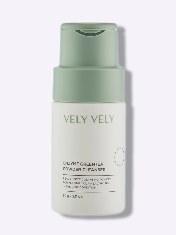 Энзимная пудра для умывания с экстрактом зеленого чая  Vely Vely Greentea Powder Cleanser, 60 г