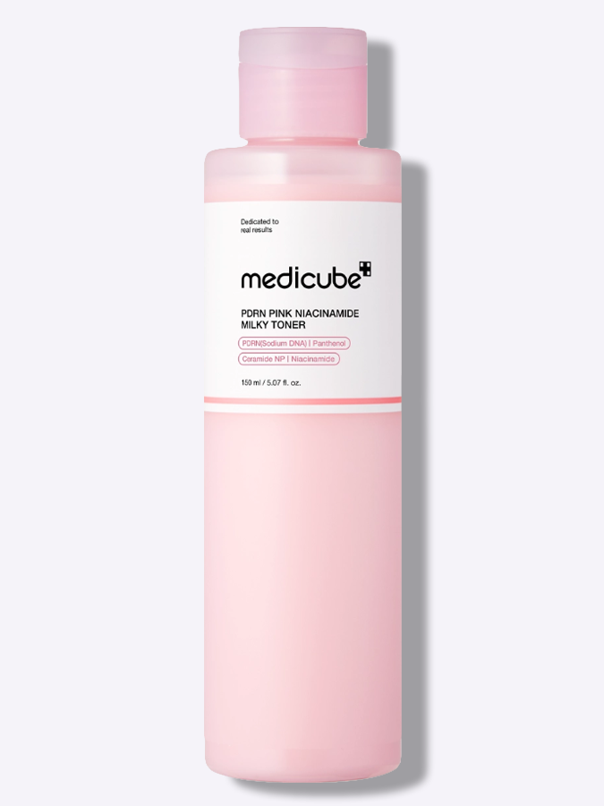Молочный тонер для лица с ПДРН и ниацинамидом Medicube PDRN Pink Niacinamide Milky Toner, 150 мл