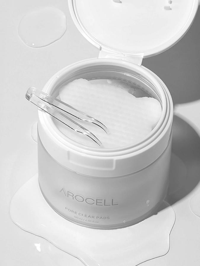 Мультикислотные пилинг-пэды AROCELL Pore Clear Pads, 70 шт