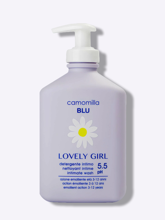 Гель для интимной гигиены девочек 3-12 лет pH 5.5 Camomilla Blu LOVELY GIRL, 300 мл
