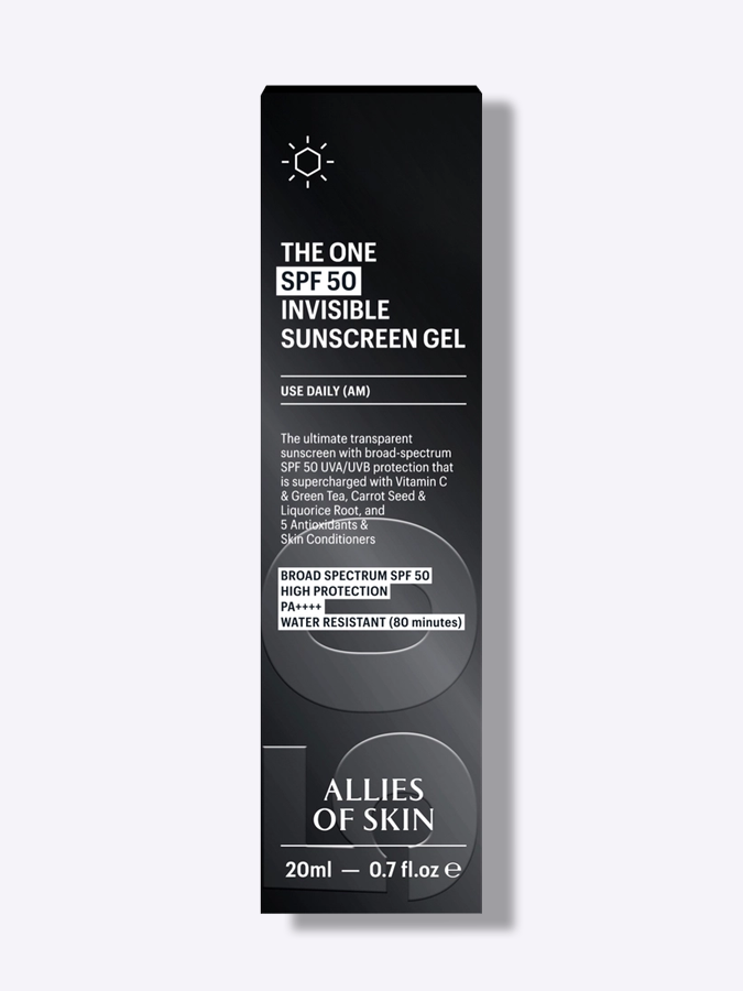 Невидимый солнцезащитный гель SPF50 Allies Of Skin The One SPF50 Invisible Sunscreen Gel, 20 мл (миниатюра) Невидимый солнцезащитный гель SPF50 Allies Of Skin The One SPF50 Invisible Sunscreen Gel, 20 мл (миниатюра)