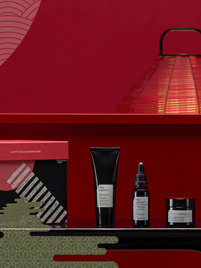 Набор для упругости и anti-age ухода "ГОРОД ВОЗРОЖДЕНИЯ - ТОКИО" Comfort Zone THE REGENERATION CITY, 3 items