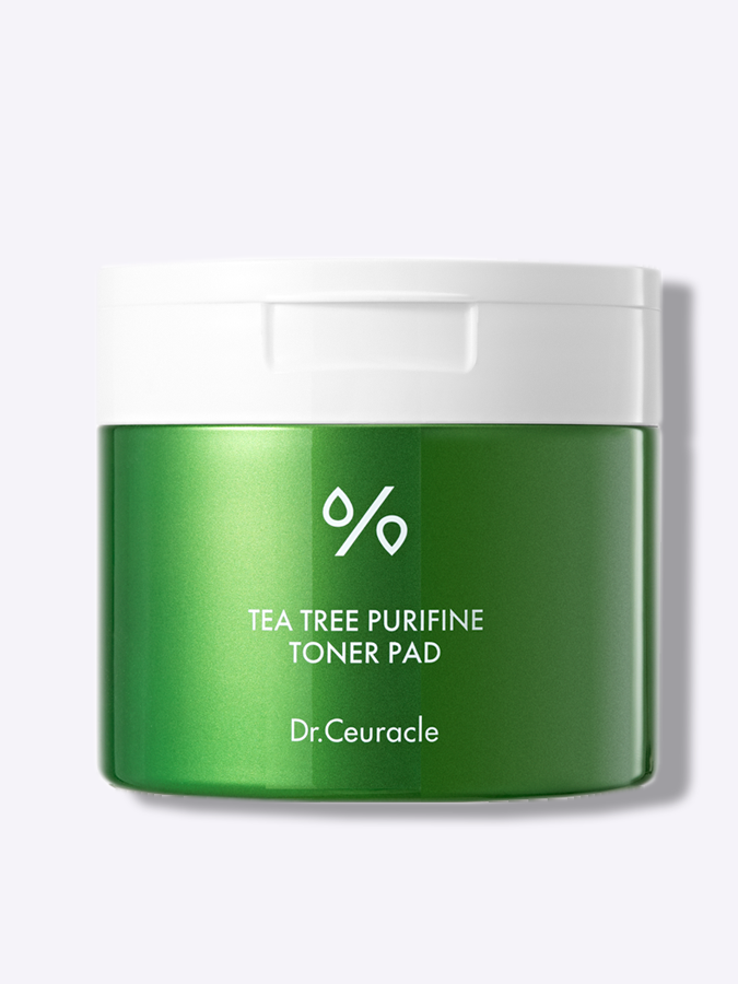 Успокаивающие тонер-пэды с чайным деревом Dr.Ceuracle Tea Tree Purifine Toner Pad, 160 мл