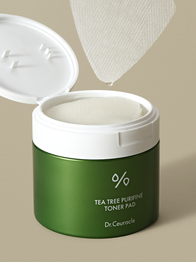 Успокаивающие тонер-пэды с чайным деревом Dr.Ceuracle Tea Tree Purifine Toner Pad, 160 мл
