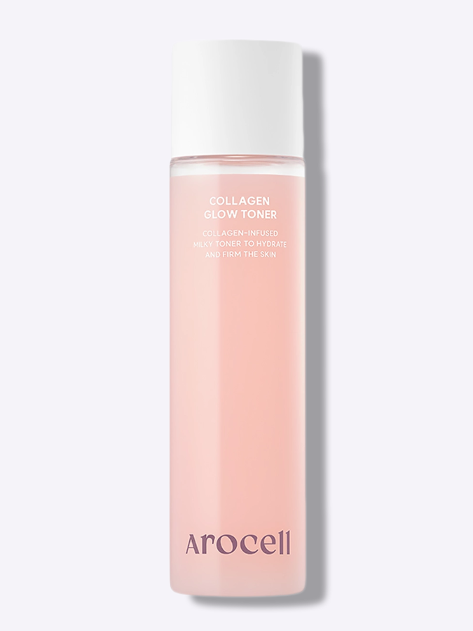 Коллагеновый тонер с ПДРН для сияния и упругости кожи AROCELL Collagen Glow Toner, 155 мл