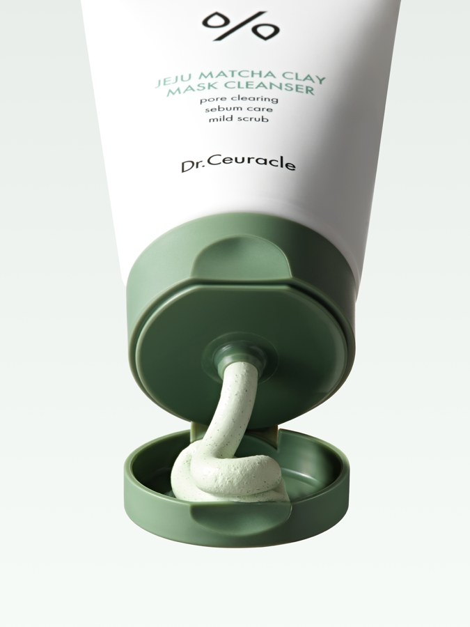 Маска-пенка с матчей и глиной для очищения кожи Dr.Ceuracle Jeju Matcha Clay Mask Cleanser, 120 мл