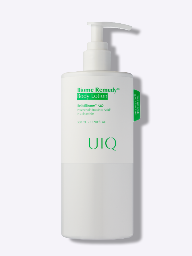 Легкий успокаивающий лосьон для тела с пробиотиками и пантенолом UIQ Biome Remedy Body Lotion, 500 мл