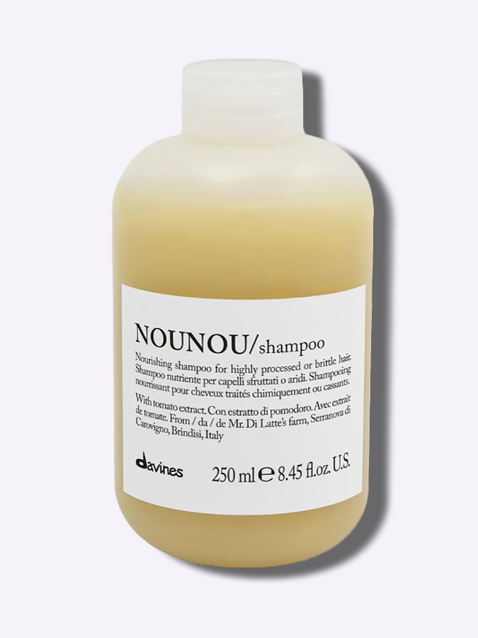 Питательный шампунь для уплотнения волос Davines NOUNOU Shampoo, 250 мл