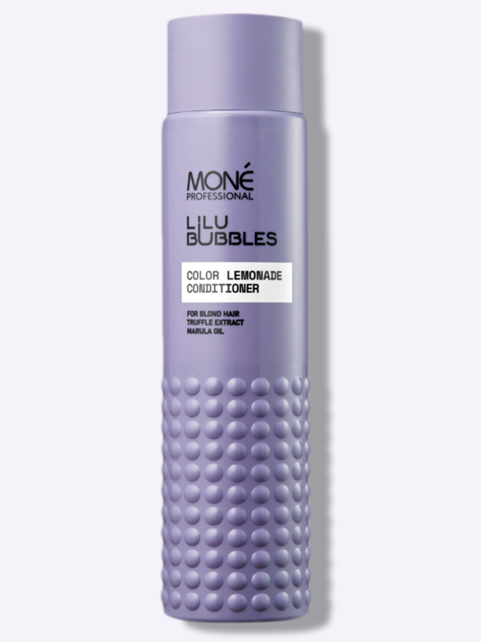 Кондиционер для защиты светлых и осветленных волос MONE Professional LILU BUBBLES COLOR LEMONADE CONDITIONER, 300 мл