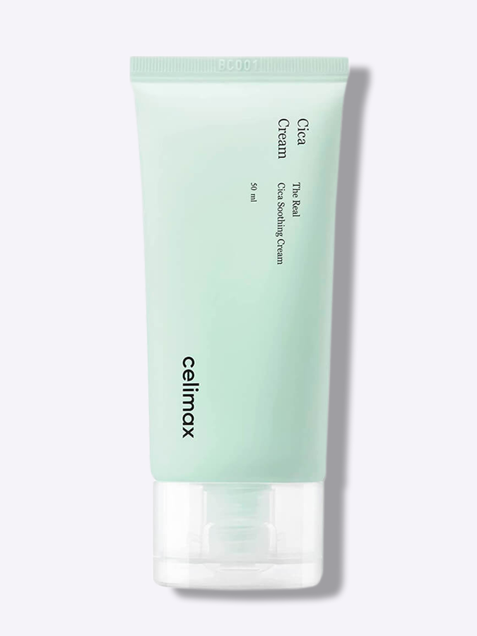 Лёгкий крем без масел с экстрактом центеллы азиатской Celimax The Real Cica Soothing Cream, 50 мл