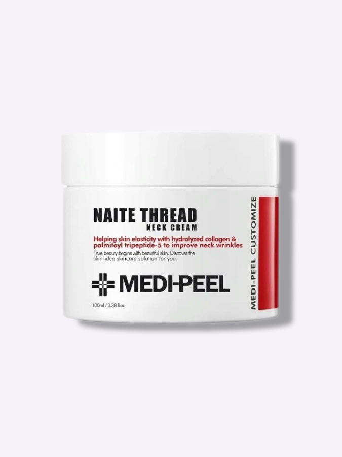 Подтягивающий крем для шеи с пептидным комплексом Medi-Peel Naite Thread Neck, 100мл
