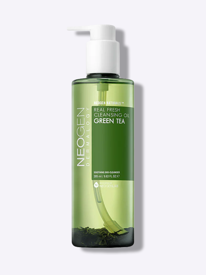 Успокаивающее гидрофильное масло с листьями зелёного чая Neogen Dermalogy Green Tea Cleanser Oil, 285 мл