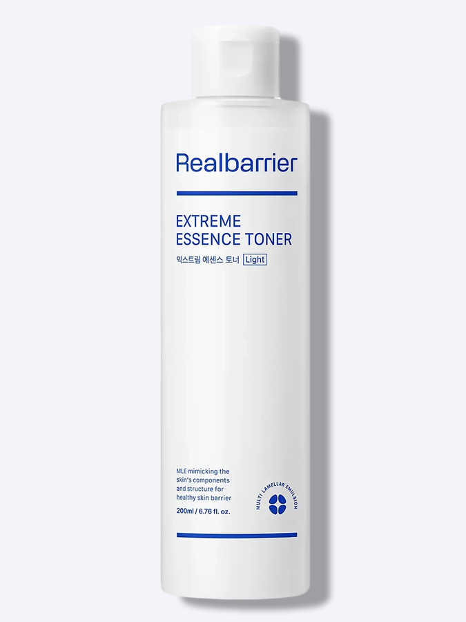 Легкий ламеллярный восстанавливающий тонер-эссенция Real Barrier Extreme Essence Toner Light, 200 мл