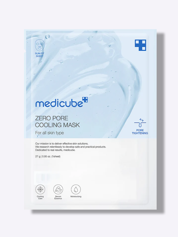 Тканевая маска с охлаждающим эффектом для сужения пор Medicube Zero Pore Cooling Mask, 27 г