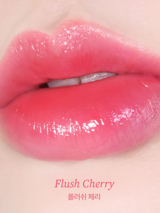 Глянцевый оттеночный бальзам для губ Tocobo Glow&Glass Tinted Lip Balm 011 Flush Cherry,  3,5 г