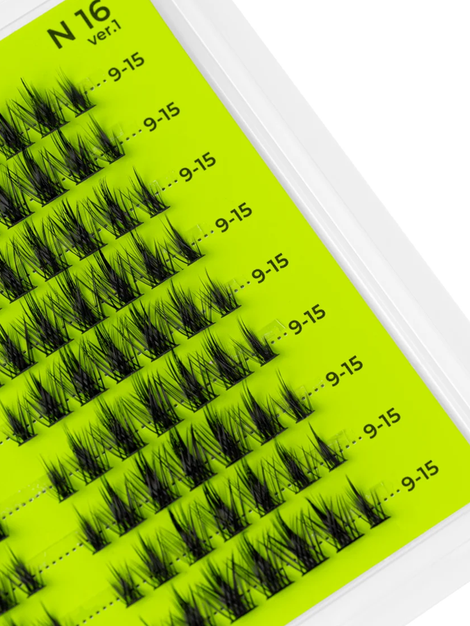 Накладные ресницы "ЗВЕЗДА" N16 ver.1 SHE SEE EYELASHES BASE LINE №16.1