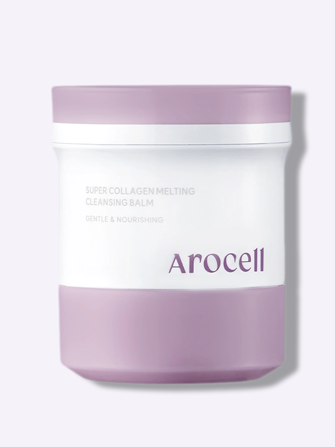 Гидрофильный бальзам с коллагеном и пептидами для глубокого очищения AROCELL Super Collagen Melting Cleansing Balm, 100 мл