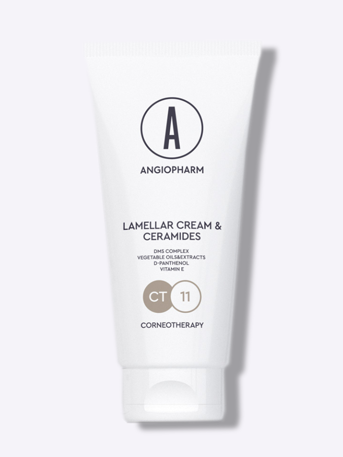 Крем для тела ламеллярный с церамидами ANGIOPHARM Lamellar Body Cream & Ceramides, 200 мл