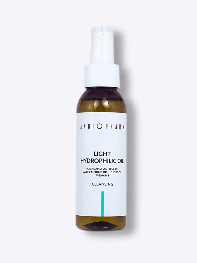 Лёгкое очищающее гидрофильное масло ANGIOPHARM Light Hydrophilic Oil , 100 мл