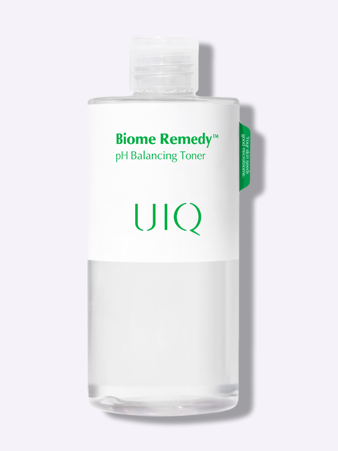Успокаивающий тонер c янтарнной кислотой и пробиотиками UIQ Biome Remedy pH Balancing Toner, 300 мл