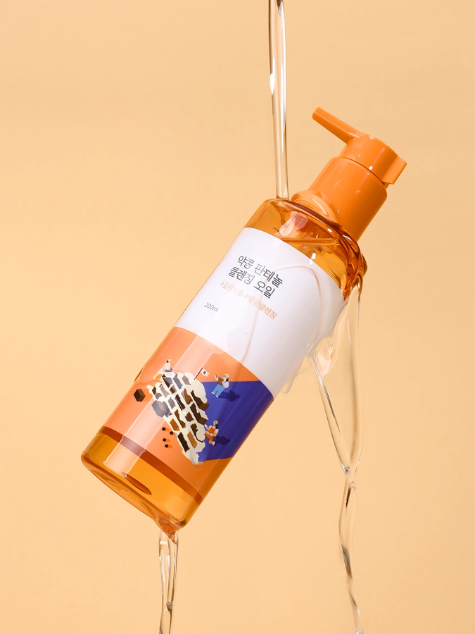 Гидрофильное масло с черной соей и пантенолом Round Lab Soybean Panthenol Cleansing Oil, 200 мл