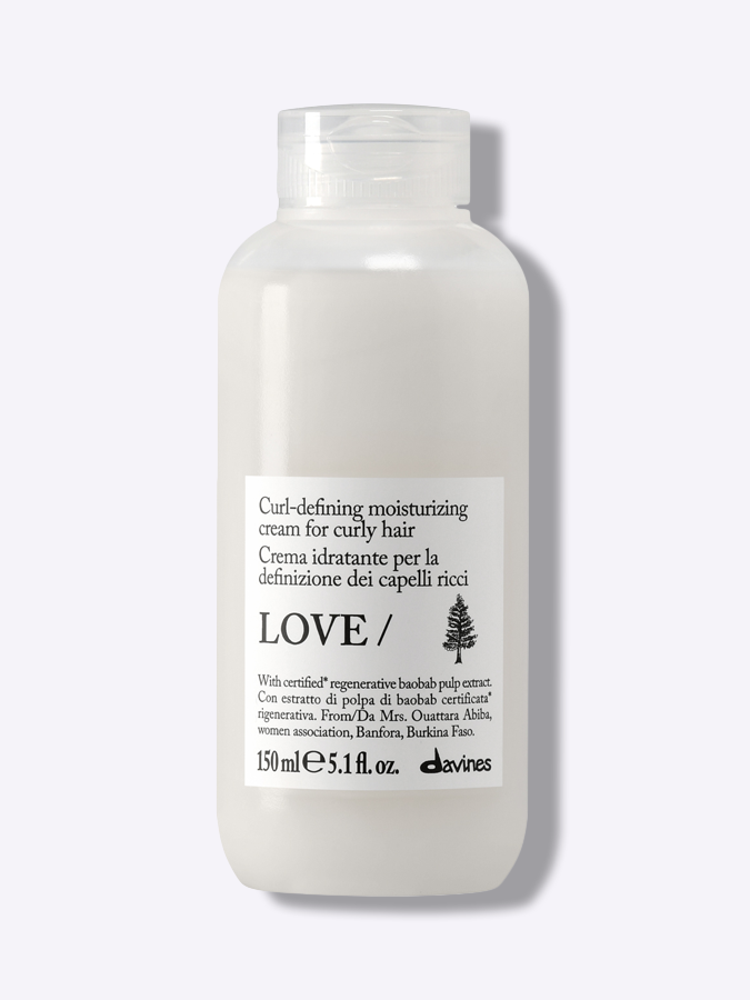Увлажняющий крем для подчеркивания естественных локонов и волн Davines LOVE Curl Cream, 150 мл
