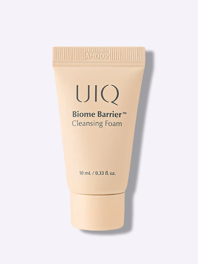 Слабокислотная очищающая пенка с пробиотиками UIQ Biome Barrier Cleansing Foam, 10 мл (миниатюра)