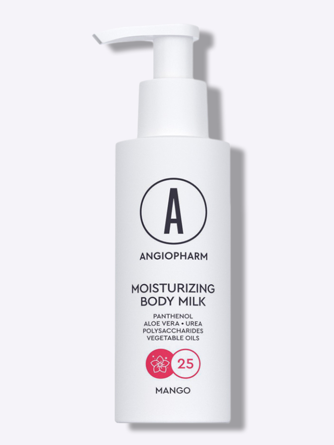 Увлажняющее молочко для тела ANGIOPHARM Moisturizing Body Milk Mango, 100 мл
