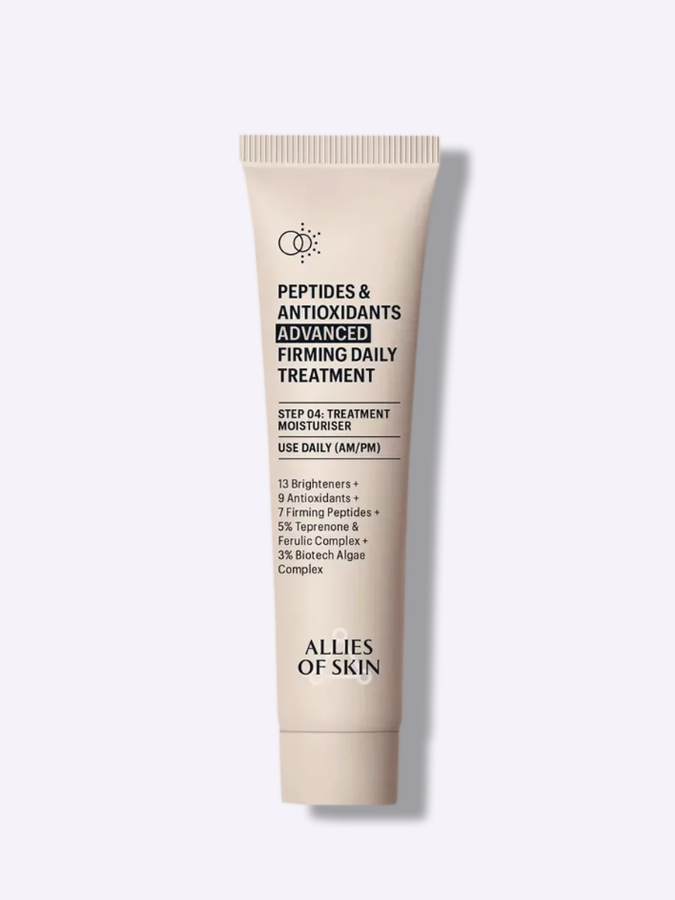 Усиленный укрепляющий пептидный крем с антиоксидантами Allies Of Skin Peptides & Antioxidants Advanced Firming Daily Treatment, 20 мл (миниатюра)