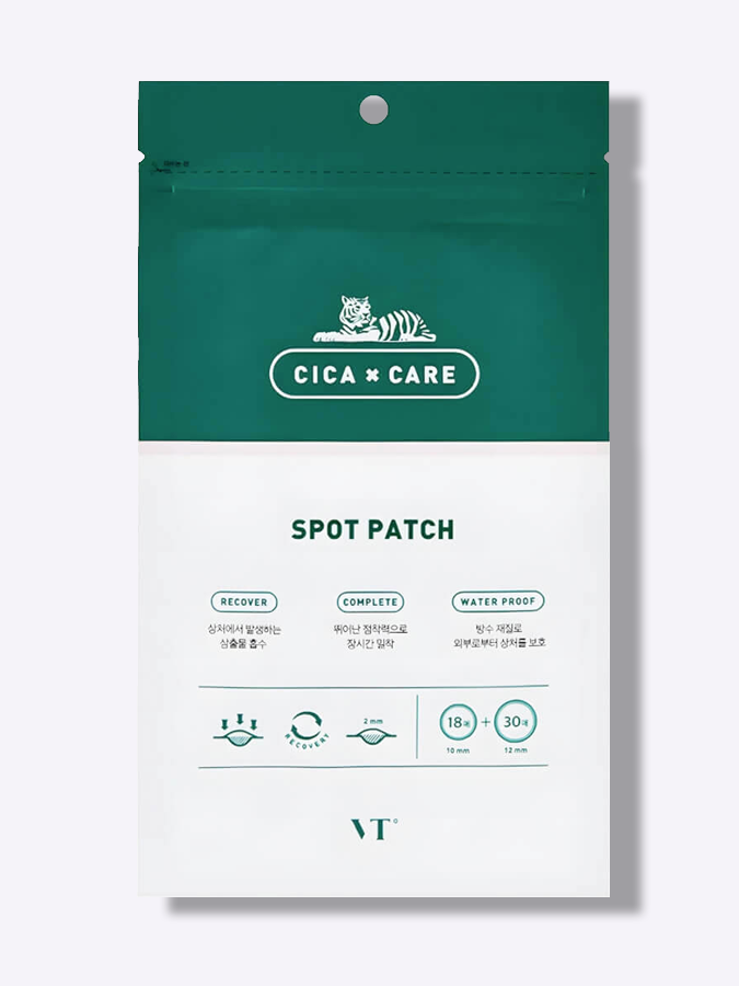 Противовоспалительные патчи против акне VT Cosmetics Cica Spot Patch, 48 шт