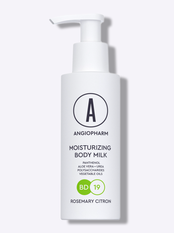 Увлажняющее молочко для тела ANGIOPHARM Moisturizing Body Milk Rosemary Citron, 100 мл