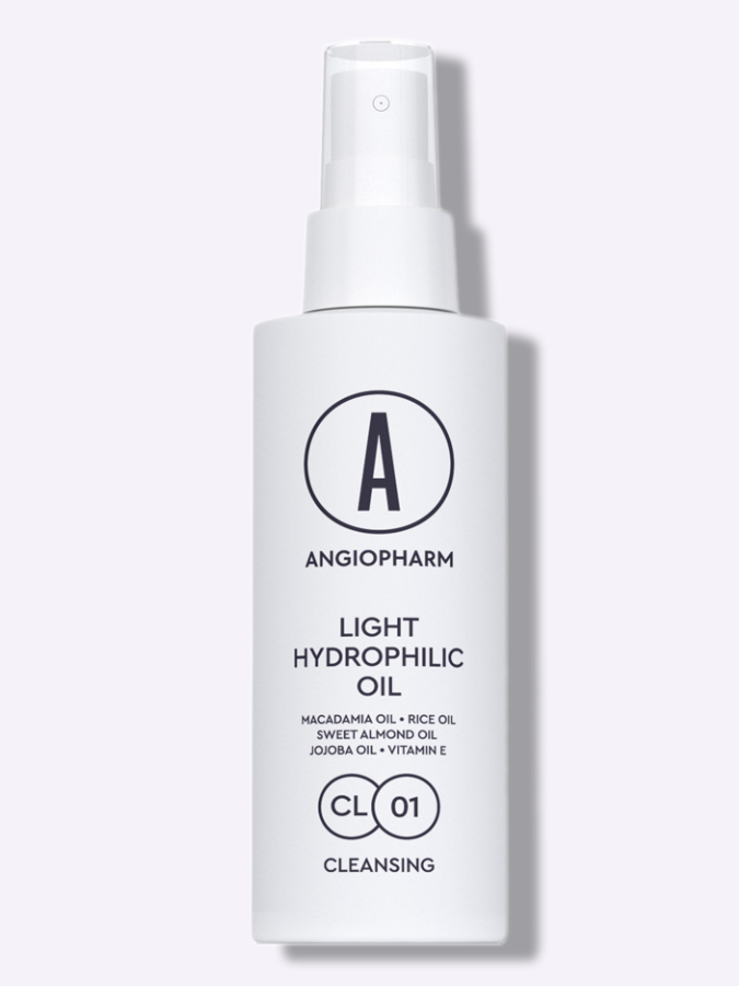 Лёгкое очищающее гидрофильное масло ANGIOPHARM Light Hydrophilic Oil , 100 мл
