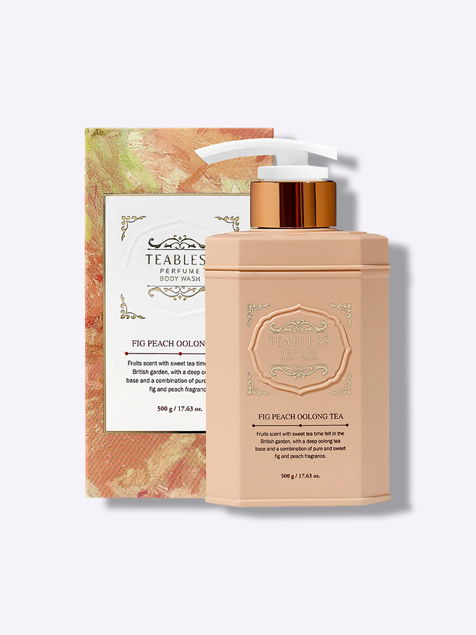 Парфюмированный гель для душа «Инжир, Персик» TEABLESS Fig Peach Oolong Tea Perfume Body Wash, 500 г