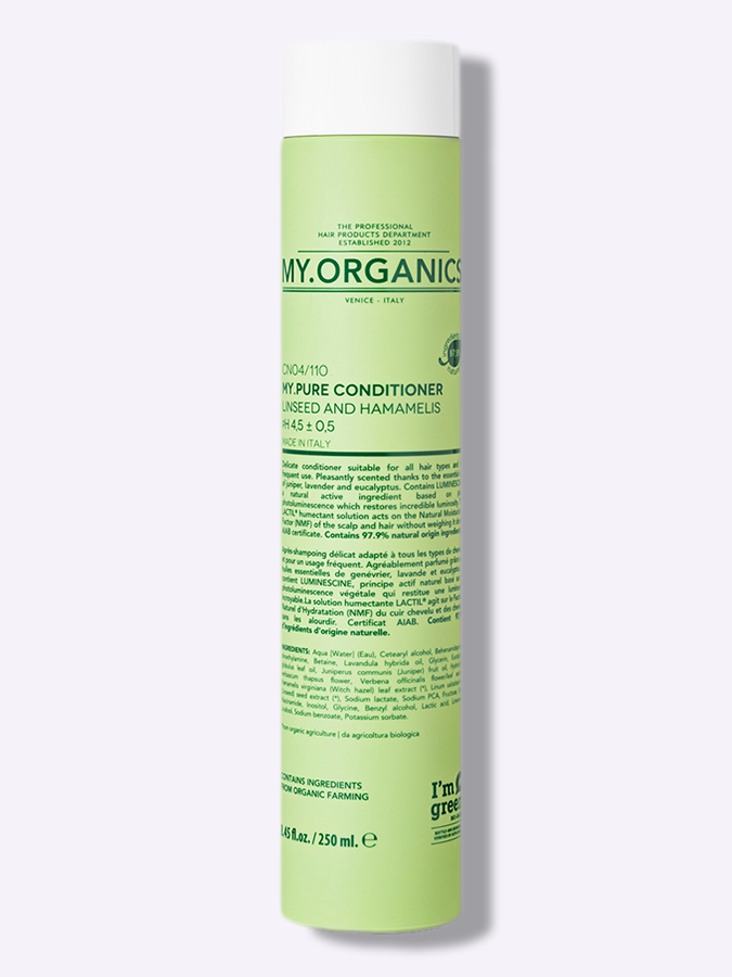 Ежедневный освежающий кондиционер для волос с эфирными маслами и экстрактами MY.ORGANICS MY.PURE CONDITIONER, 250 мл