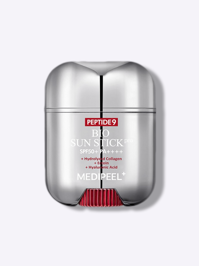 Солнцезащитный омолаживающий стик для лица с петидами Medi-Peel Peptide 9 Bio Sun Stick PRO SPF50+PA++++, 20 г