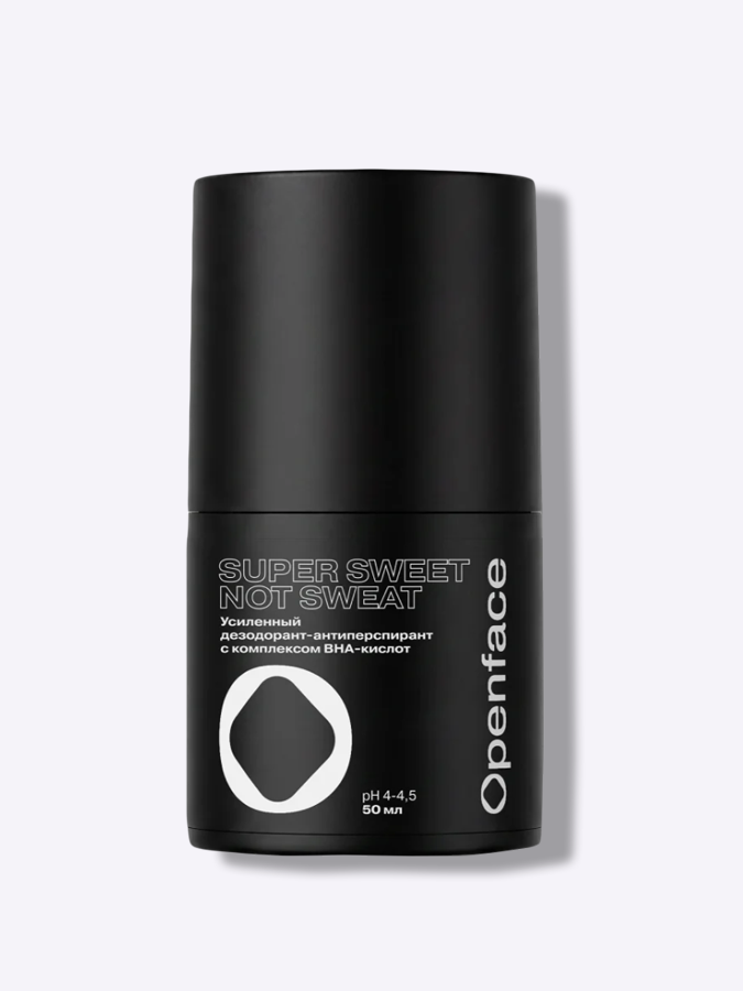Усиленный дезодорант-антиперспирант с BHA-кислотами Openface Super Sweet Not Sweat, 50 мл