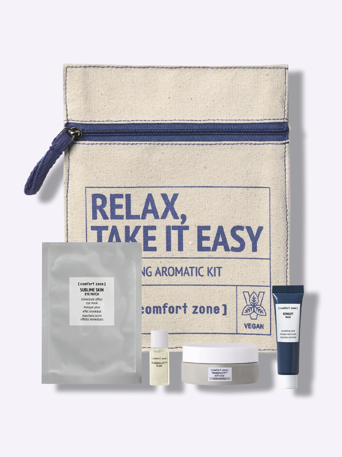 Ароматный набор для лица и тела "Расслабься, успокойся" Comfort Zone RELAX TAKE IT EASY KIT, 4 items