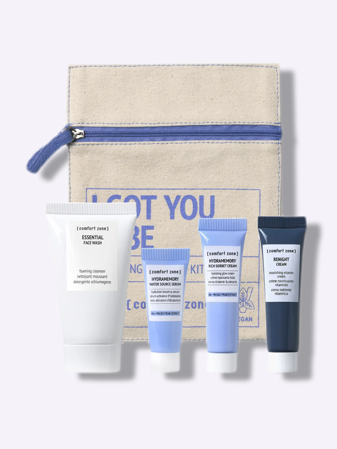 Тонизирующий увлажняющий набор для знакомства и путешествий "У меня есть ты, детка!" Comfort Zone I GOT YOU BABE KIT, 4 items