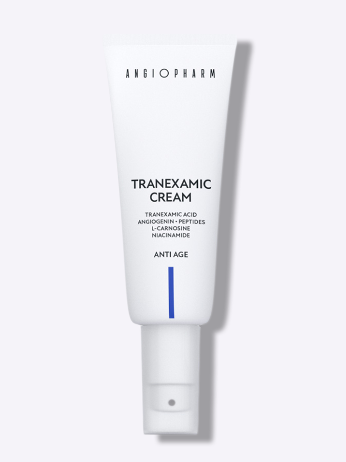 Осветляющий крем для лица с транексамовой кислотой ANGIOPHARM Tranexamic Cream, 50 мл