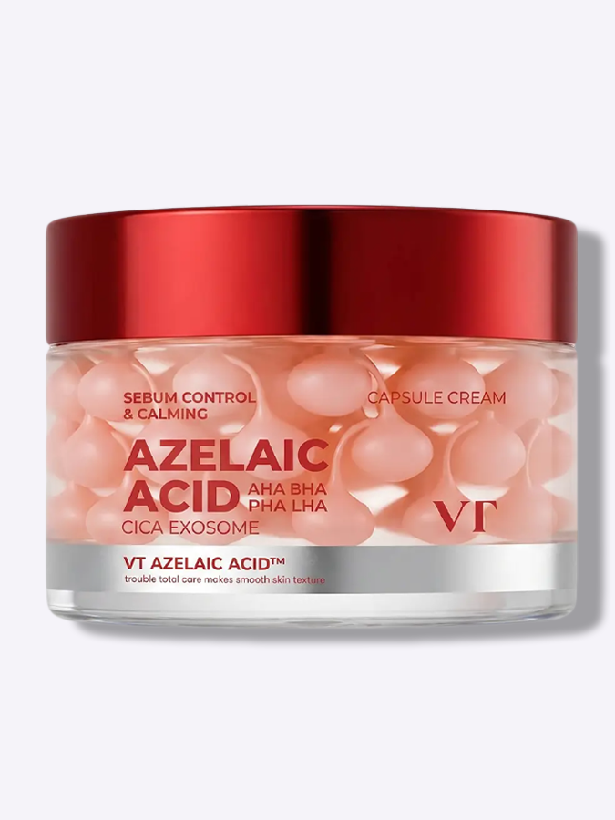 Капсульный крем с азелаиновой кислотой для проблемной кожи VT COSMETICS Azelaic Acid Care Capsule Cream, 50 мл