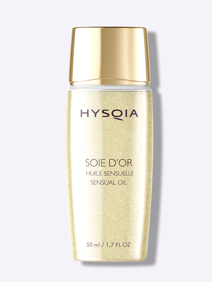 Чувственное масло для тела с деликатным шиммером "Золотой шёлк" HYSQIA Soie D'or Golden Silk, 50мл 