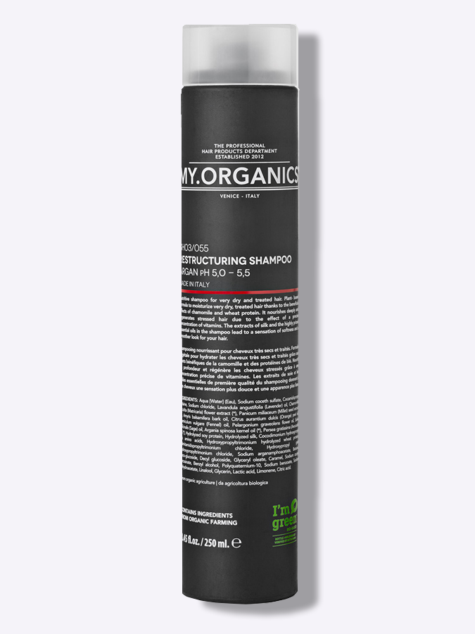 Восстанавливающий шампунь для волос MY.ORGANICS RESTRUCTURING SHAMPOO, 250 мл