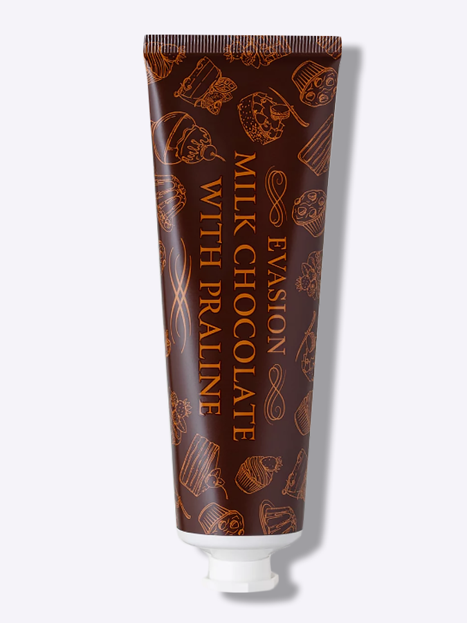 Паста зубная c энзимами  EVASION Dessert Toothpaste Milk Chocolate With Praline, 100 мл