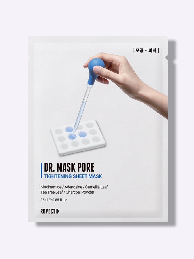 Тонизирующая тканевая маска для сужения пор Rovectin Dr. Mask Pore, 25 мл