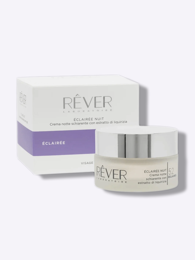 Ночной крем выравнивающий тон кожи с грейпфрутом REVER  5.2 ECLAIREE NUIT Crema Notte Schiarentecon Estratto Di Liquirizi, 50мл